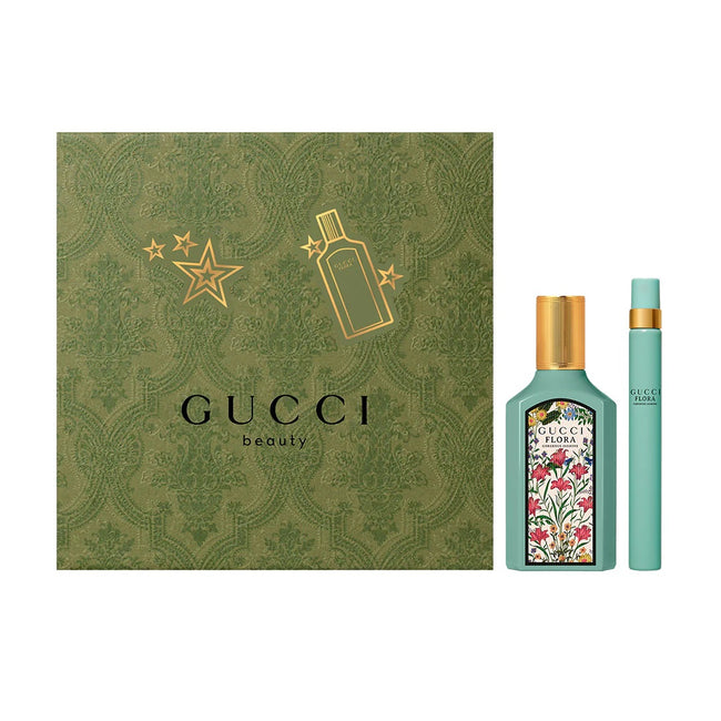 Gucci Flora Gorgeous Jasmine zestaw woda perfumowana spray 50ml + woda perfumowana spray 10ml