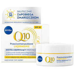 Nivea Q10 Ujędrnienie przeciwzmarszczkowy nawilżający krem na dzień SPF30 50ml