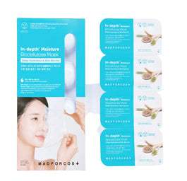 Madforcos In-Depth Moisture Biocellulose Mask nawilżająca maska do twarzy 4x20ml