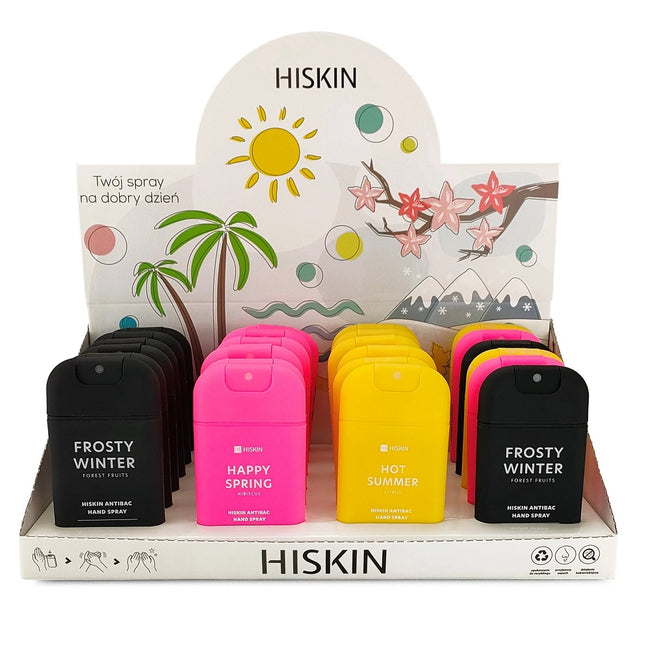 HiSkin Hot Summer Stand ekspozycyjny Mix 24x30ml