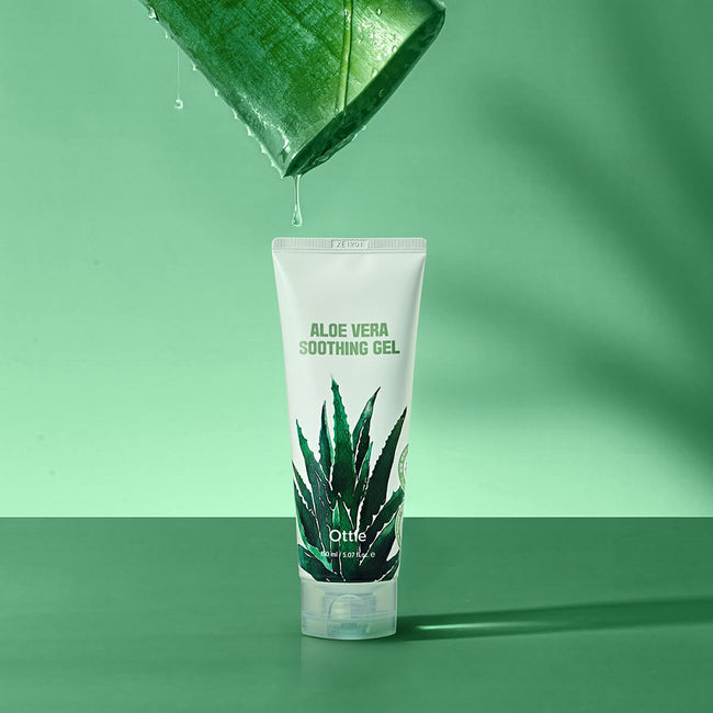 Ottie Aloe Vera kojący żel do twarzy i ciała z aloesem 150ml