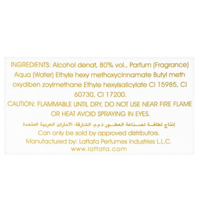 Lattafa Shaheen Gold woda perfumowana spray 100ml