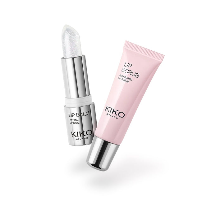 KIKO Milano Dreamy Lips Caring Set zestaw do pielęgnacji ust: połyskujący balsam i peeling