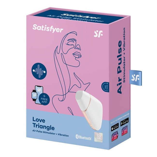 Satisfyer Love Triangle powietrzny stymulator łechtaczki White