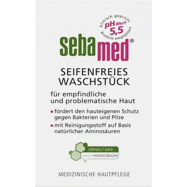 Sebamed Seifenfreies Waschstuck bezalkaliczna kostka myjąca 150g