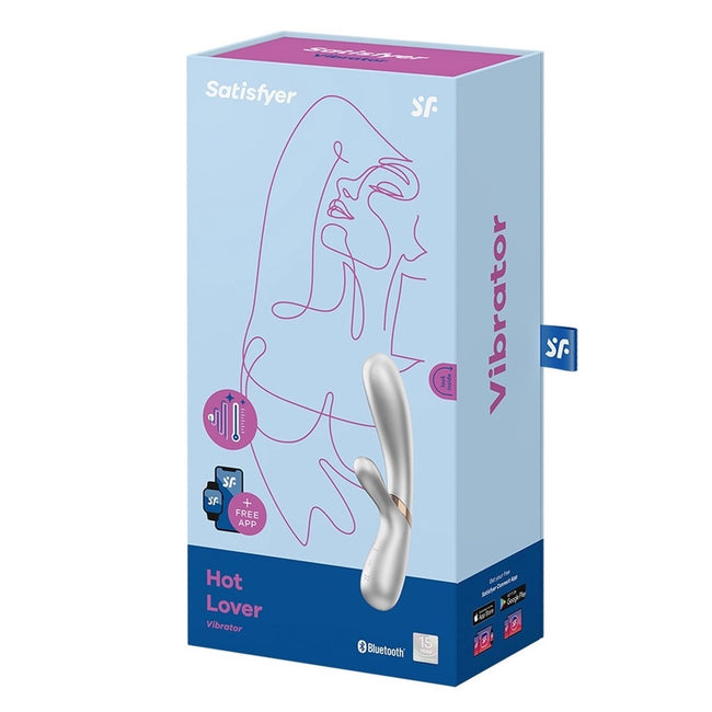 Satisfyer Hot Lover wibrator typu króliczek Silver