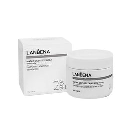 Lanbena 2%BHA maska oczyszczająca do nosa na pory i zaskórniki w paskach 30g
