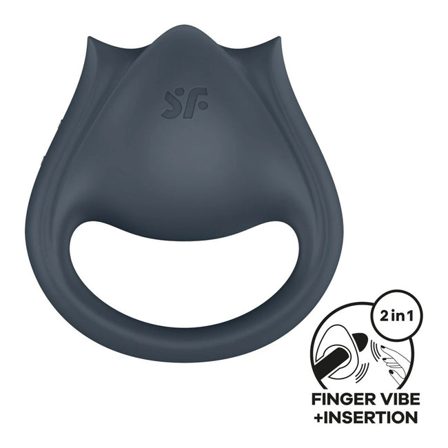 Satisfyer Perfect Pair 2 wibrujący pierścień dla par Grey