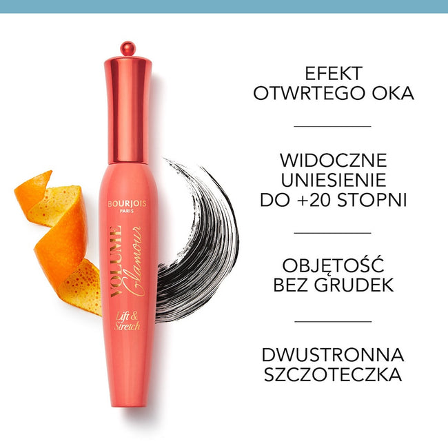 Bourjois Volume Glamour Lift & Stretch wydłużający i unoszący tusz do rzęs 12ml