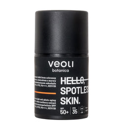 Veoli Botanica Hello Spotless Skin szerokopasmowy lekki krem ochronny przeciw fotostarzeniu z ekstraktem z morwy białej 1% i tetraizopalmitynianem askorbylu SPF50+ 50ml