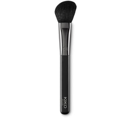 KIKO Milano Face 10 Blush Brush ukośnie ścięty pędzel do różów pudrów brązujących i rozświetlaczy