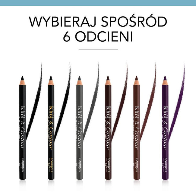 Bourjois Khol&Contour Eye Pencil Extra-Long Wear kredka do oczu