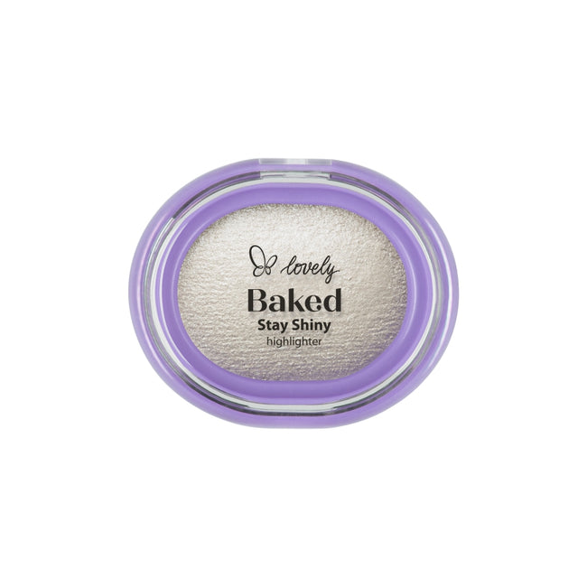 Lovely Baked Stay Shiny Highlighter wypiekany rozświetlacz do twarzy