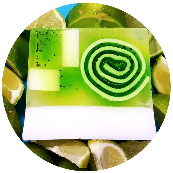 Bomb Cosmetics Lime & Dandy Soap Slice mydło glicerynowe 100g
