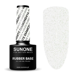 Sunone Rubber Base baza kauczukowa White Diamond 14 5ml