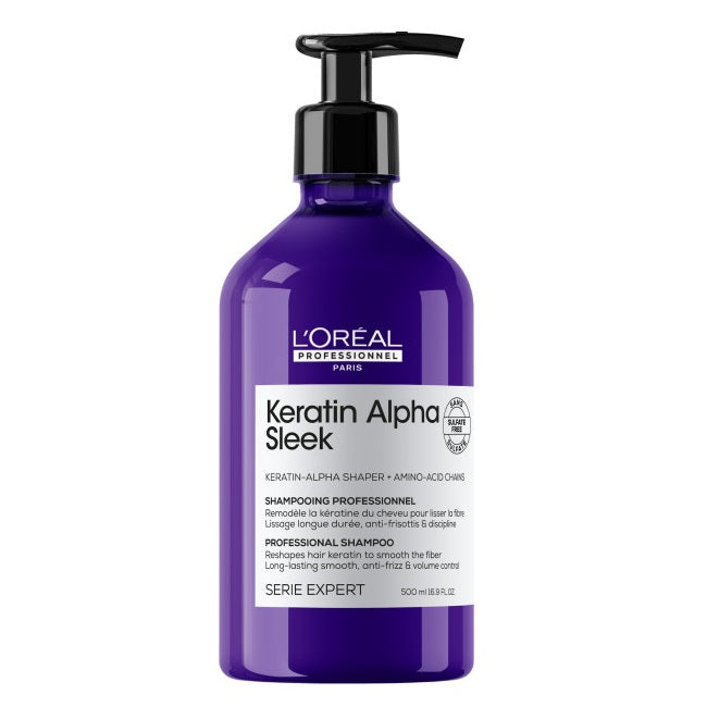 L'Oreal Professionnel Serie Expert Keratin Alpha Sleek szampon wygładzający 500ml