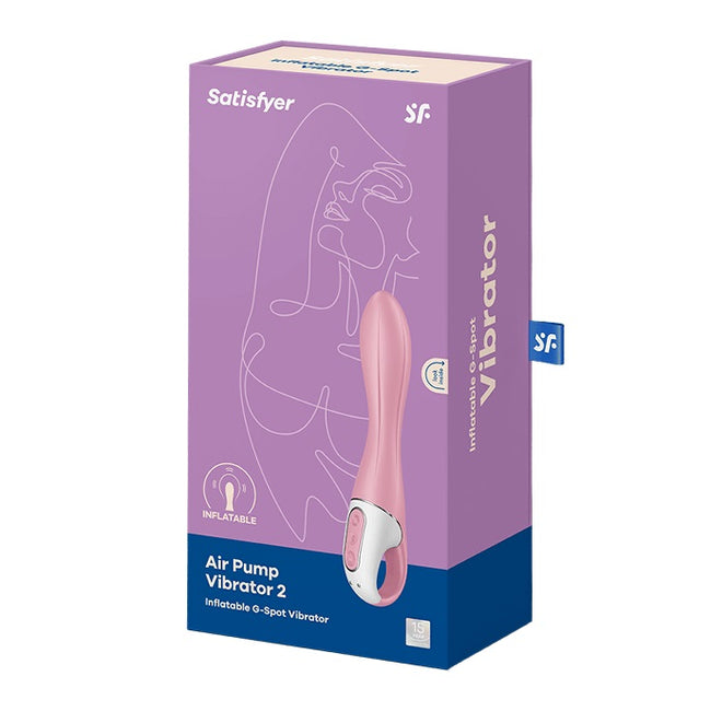 Satisfyer Air Pump Vibrator 2 wibrator do punktu G Pink