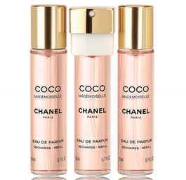 Chanel Coco Mademoiselle woda perfumowana spray wkład 3x20ml