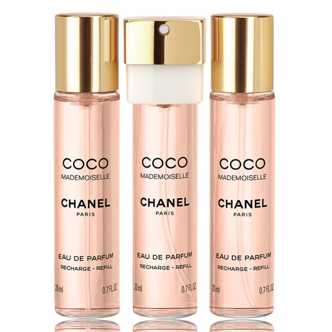 Chanel Coco Mademoiselle woda perfumowana spray wkład 3x20ml