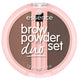 Essence Brow Powder Duo pudrowy zestaw do brwi