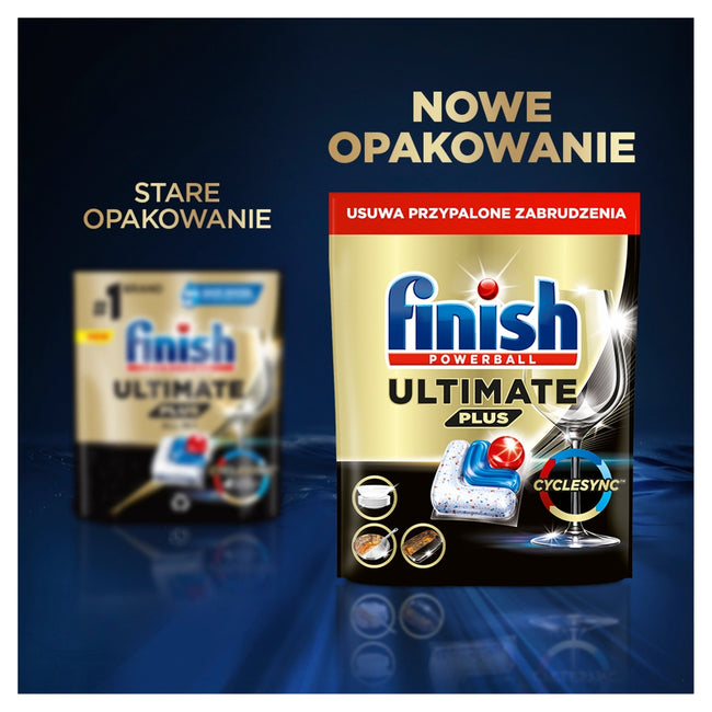 Finish Ultimate Plus Fresh kapsułki do mycia naczyń w zmywarce 36szt