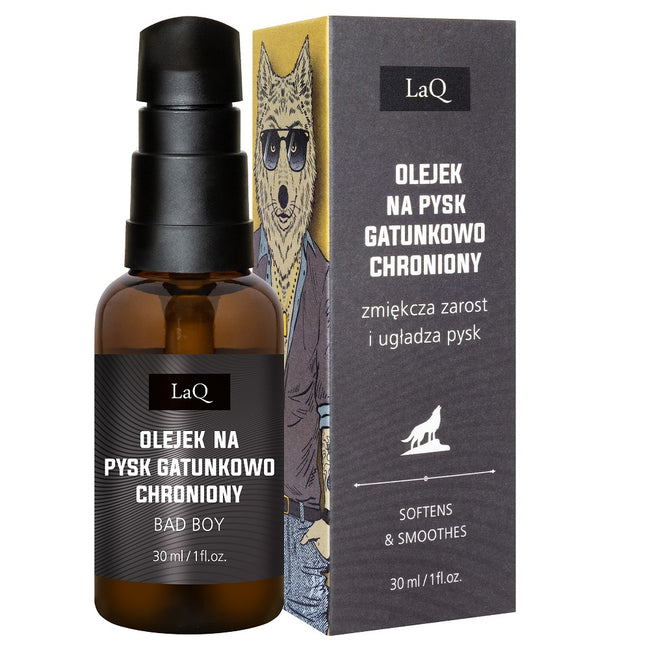 LaQ Olej po goleniu i do brody Bad Boy Black 30ml