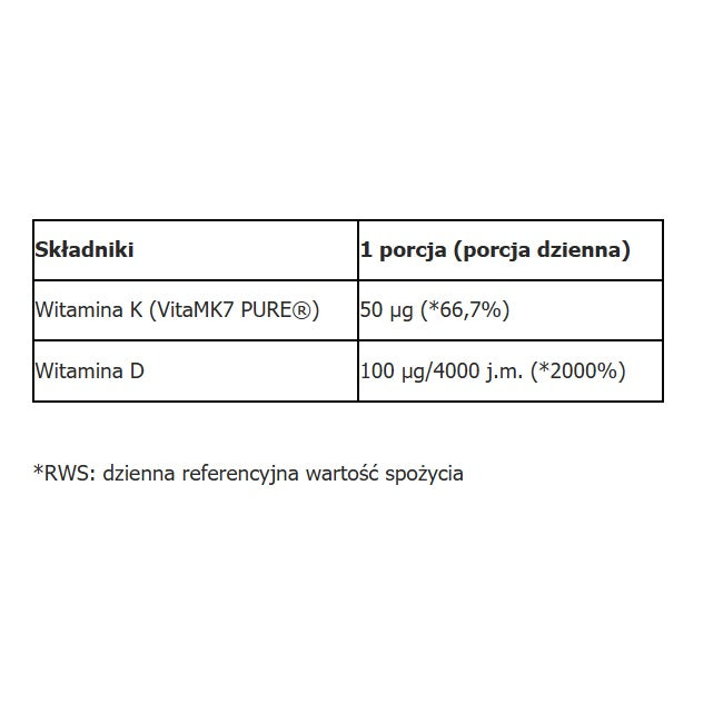 Avitale Witamina K2 z D3 FORTE suplement diety w kroplach 30ml