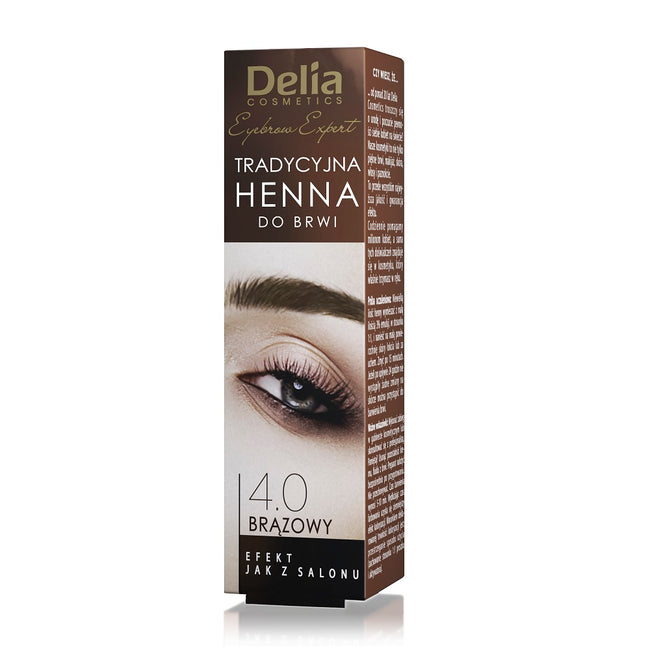 Delia Eyebrow Expert tradycyjna henna do brwi