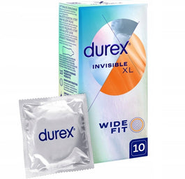 Durex Invisible Extra Large prezerwatywy powiększone 10 szt