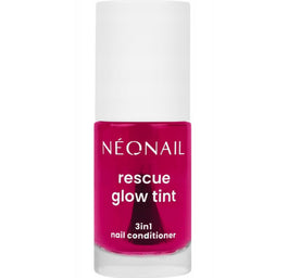 NeoNail Rescue Glow Tint regenerująca odżywka do paznokci Glazed Raspberry 7.2ml