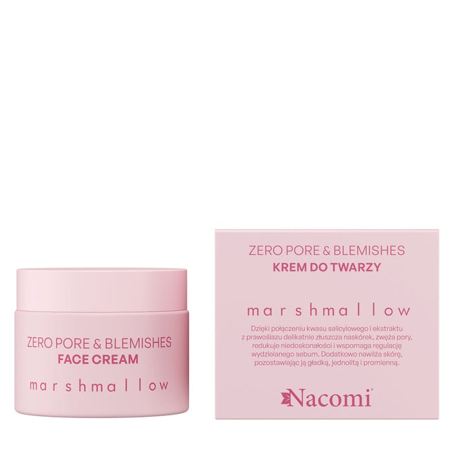 Nacomi Zero Pore & Blemishes krem do twarzy Marshmallow 40ml