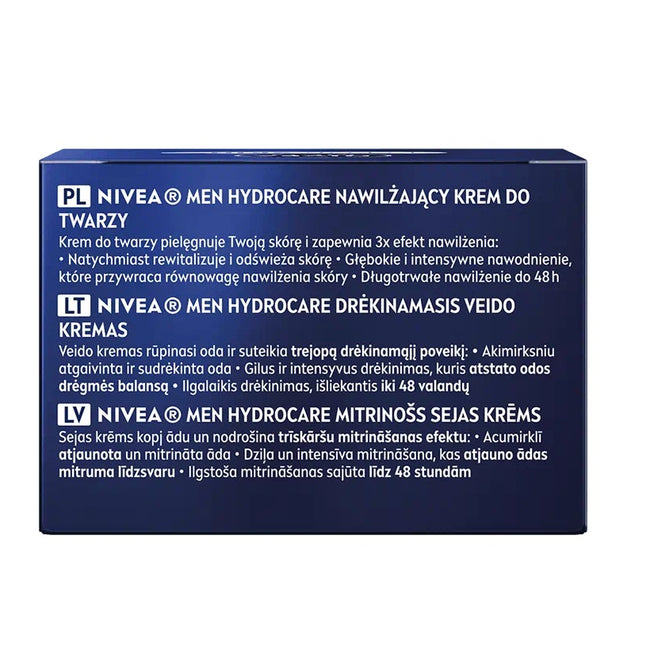 Nivea Men Hydrocare nawilżający krem do twarzy 50ml