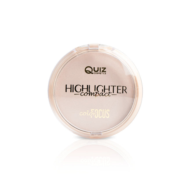 Quiz Cosmetics Color Focus Highlighter Powder puder rozświetlający wzbogacony witaminą E