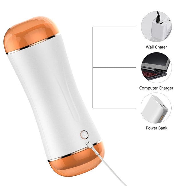 B-Series Fox Vibrating Masturbation Cup podwójny masturbator