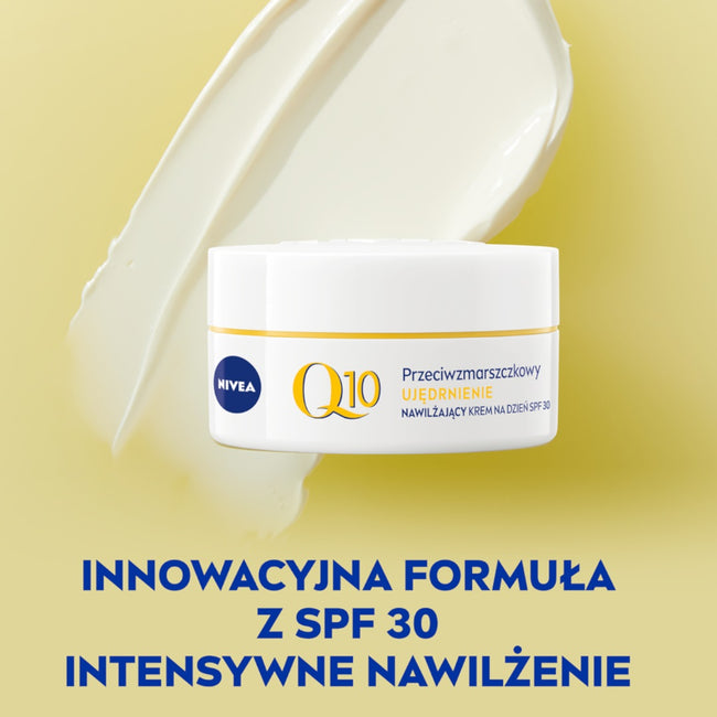 Nivea Q10 Ujędrnienie przeciwzmarszczkowy nawilżający krem na dzień SPF30 50ml