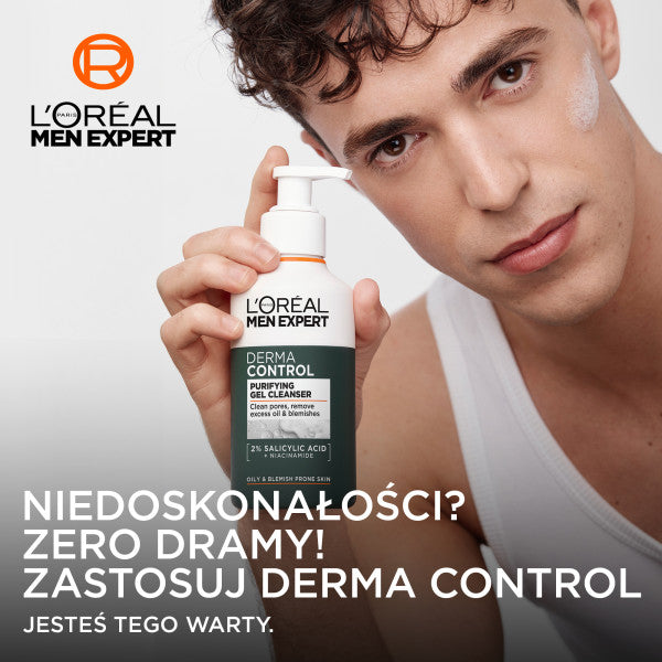 L'Oreal Paris Men Expert Derma Control żel do mycia twarzy z niacynamidem 260ml