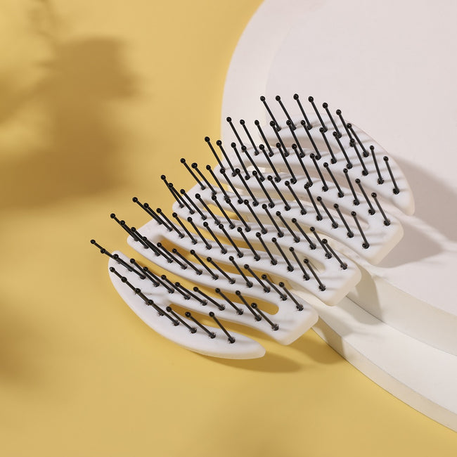 Sister Young Mila Pocket Hair Brush mała szczotka do włosów White