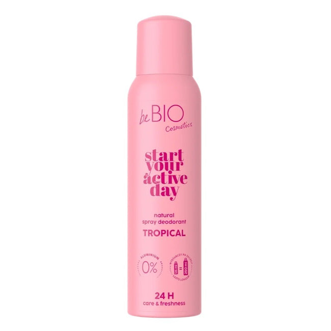 BeBio Ewa Chodakowska Start Your Active Day naturalny dezodorant w sprayu Tropical 125ml