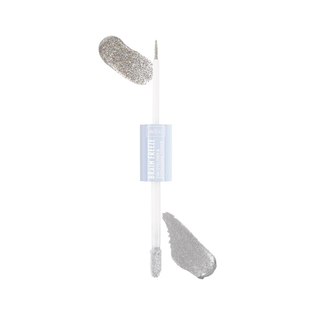 Wibo Brain Freeze 2in1 Eyeliner & Eyeshadow Topper brokatowy eyeliner i cień do powiek 4.8g