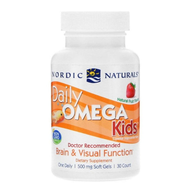 Nordic Naturals Daily OMEGA Kids suplement diety dla dzieci 30 kapsułek do żucia