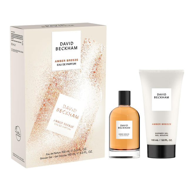 David Beckham Amber Breeze zestaw woda perfumowana spray 100ml + żel pod prysznic 150ml