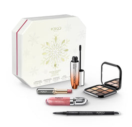 KIKO Milano Snow-Kissed Holiday Timeless Look Makeup Gift Set zestaw upominkowy do makijażu