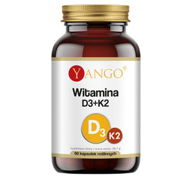 Yango Witamina D3 + K2 suplement diety 90 kapsułek