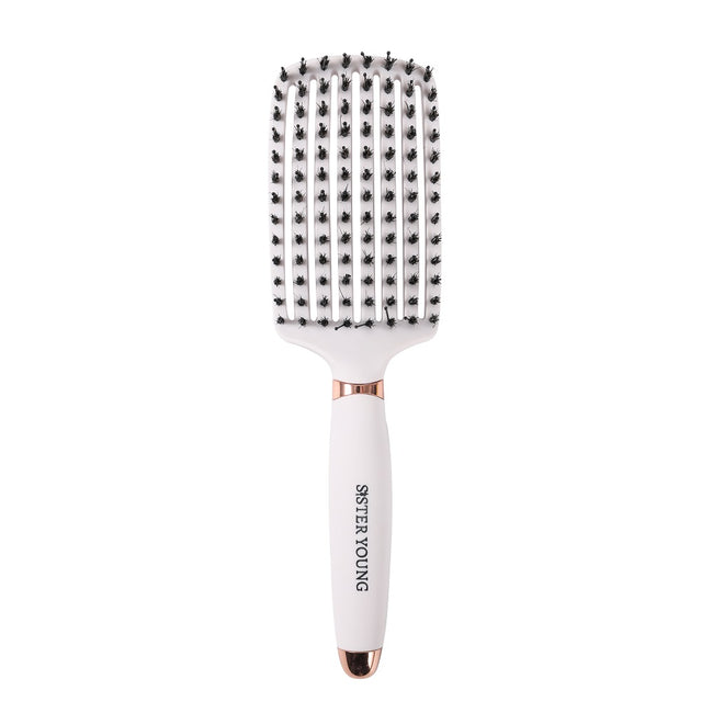 Sister Young Ovia Hair Brush szczotka do włosów z włosiem dzika Nude