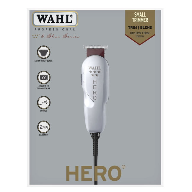 Wahl 5 Star Hero trymer do włosów i brody z chromowanym ostrzem w kształcie litery T