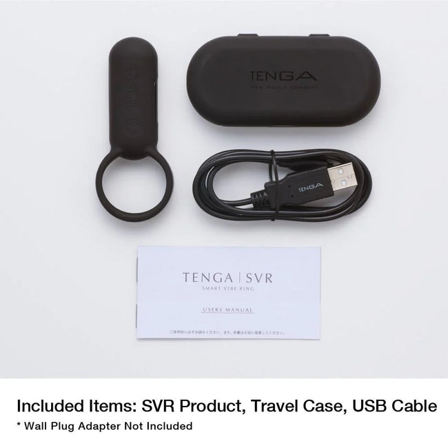 TENGA SVR pierścień wibrujący dla par Black