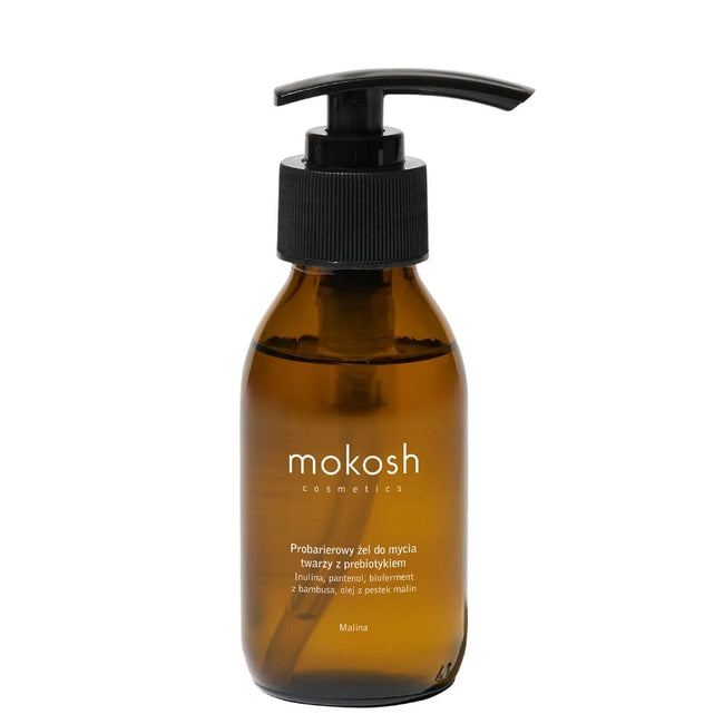 Mokosh Probarierowy żel do mycia twarzy z prebiotykiem Malina 90ml