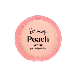 Lovely Peach Setting Pressed Powder półtransparentny prasowany puder