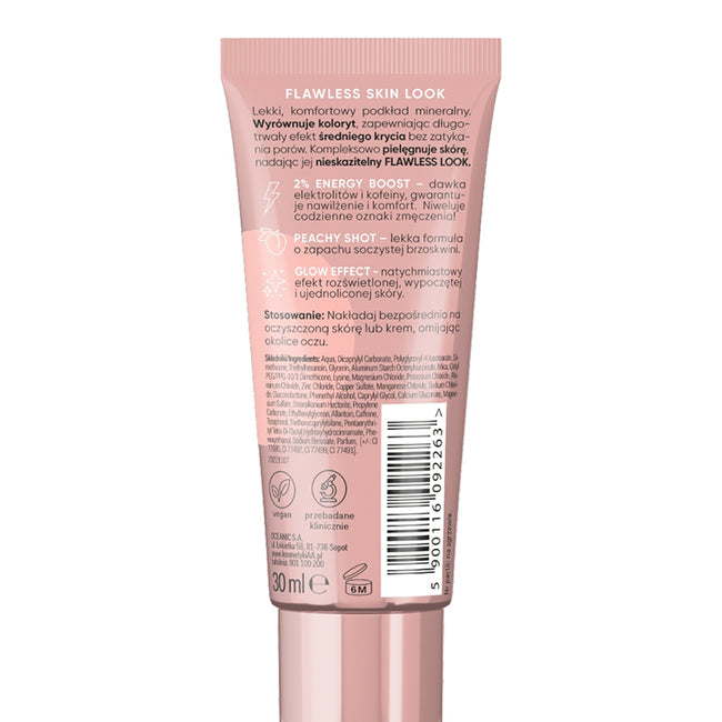 AA YOU.mmy Skin Peach Flawless Foundation podkład mineralny 30ml