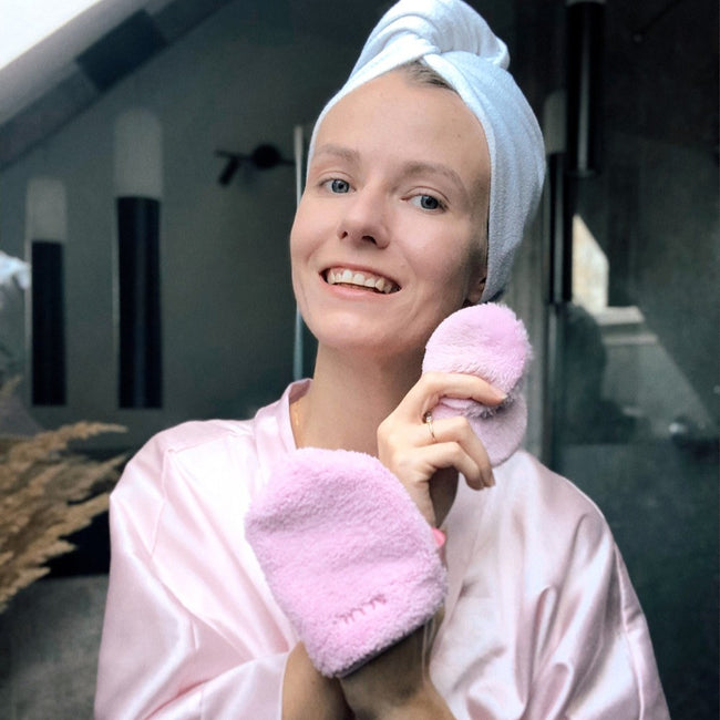 Glov Dual Fiber Reusable Pads wielorazowe płatki kosmetyczne z dwóch rodzajów włókien 5szt Pink